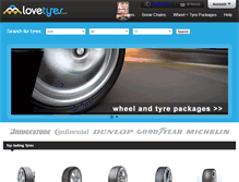 Tablet Screenshot of lovetyres.com